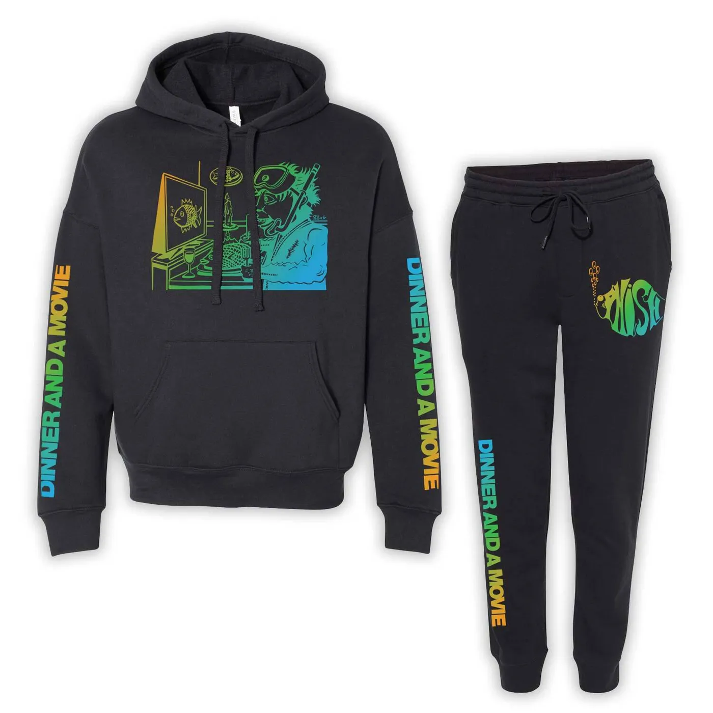 Phish Dinner And A Movie Pollock Spring Sweat Set