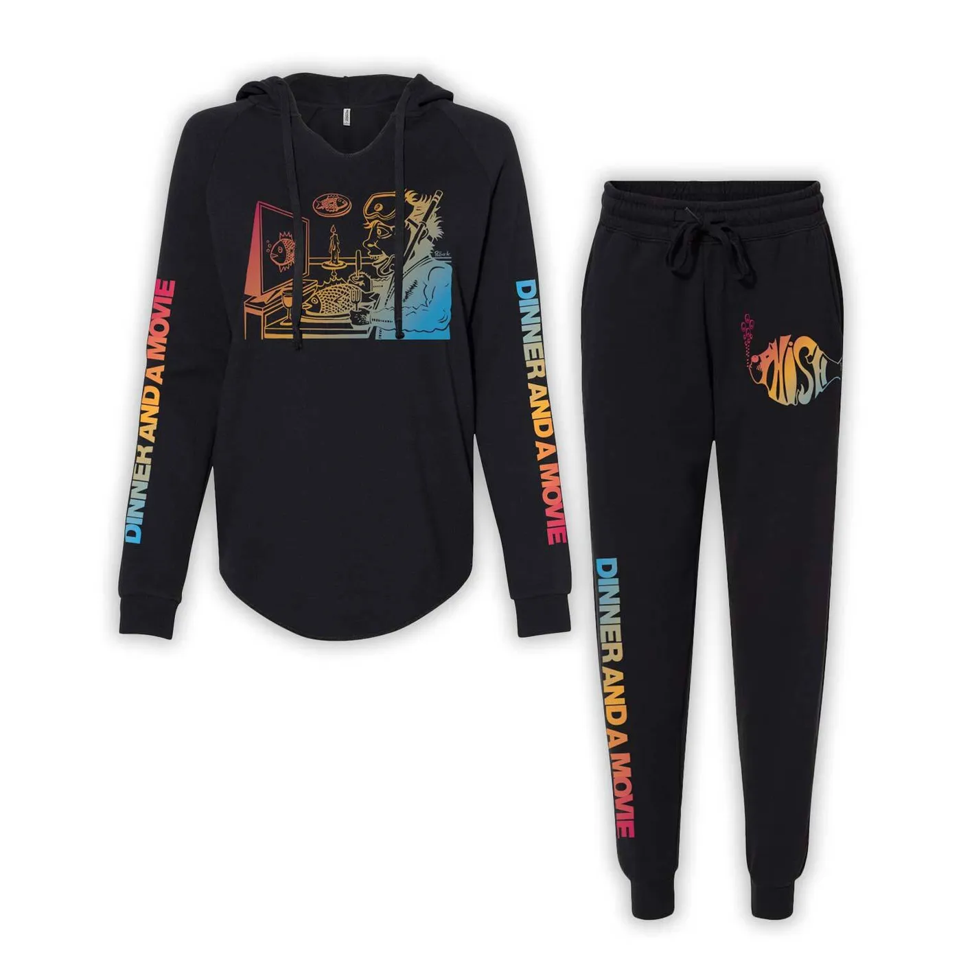 Phish Women’s Dinner And A Movie Pollock Spring Sweat Set