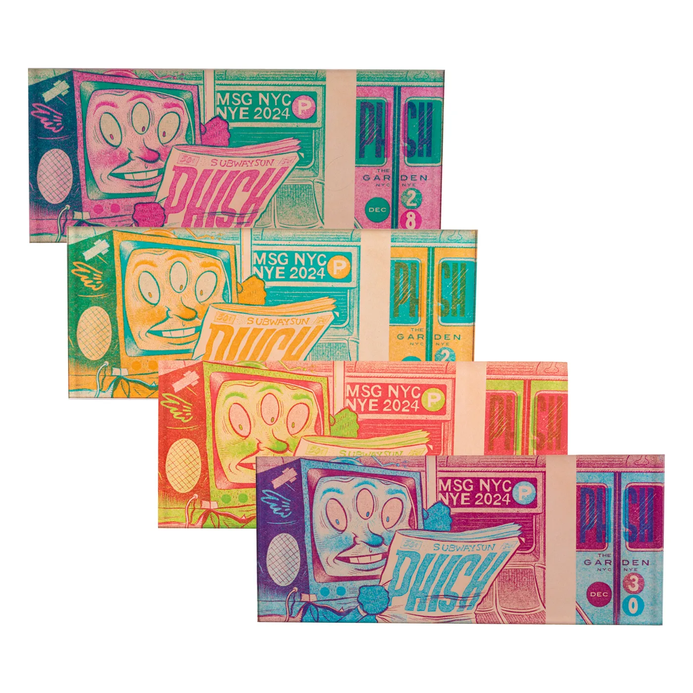 Phish New Years Run 2024 Ticket Magnets
