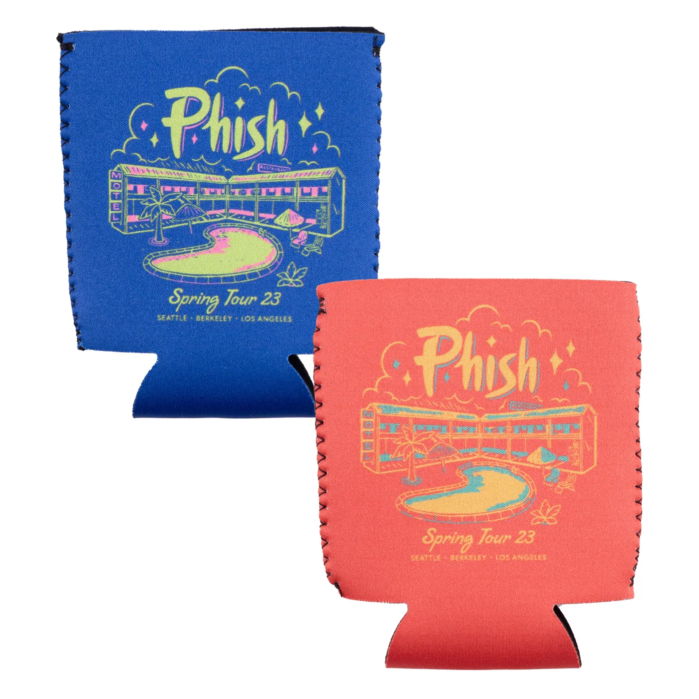 Phish Roadside Motel Spring Tour 2023 Can Cooler