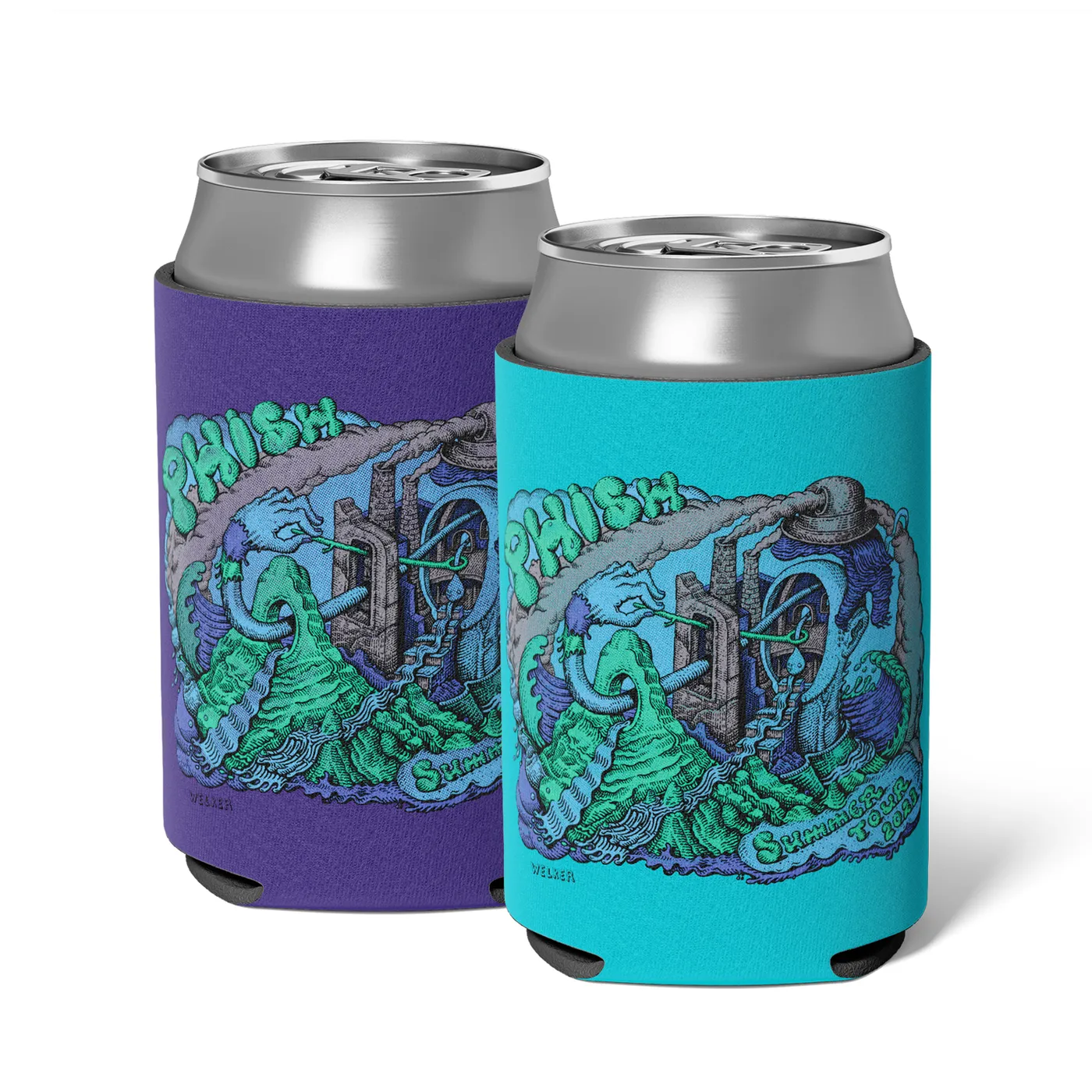 Phish Welker Free Motion Summer 2023 Can Cooler