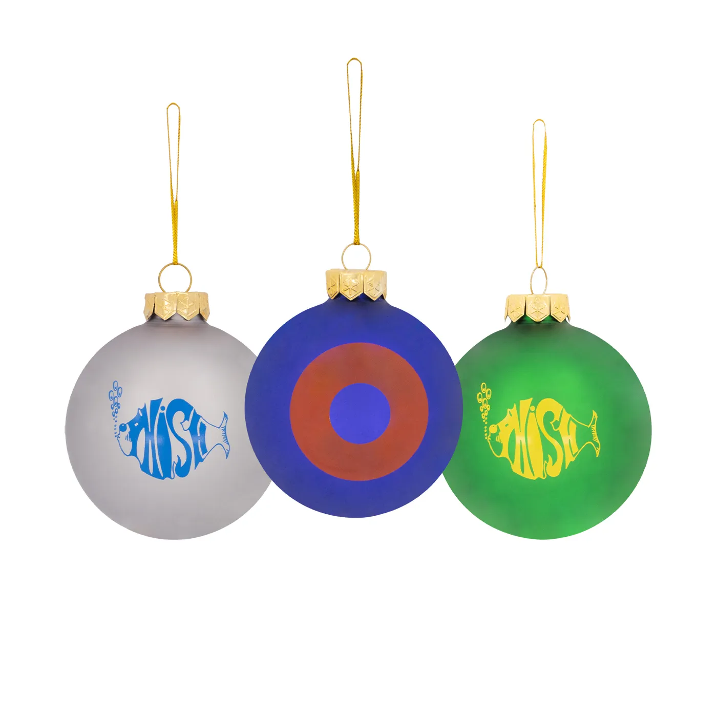 Phish Traditional Glass Donut/Logo Ornaments
