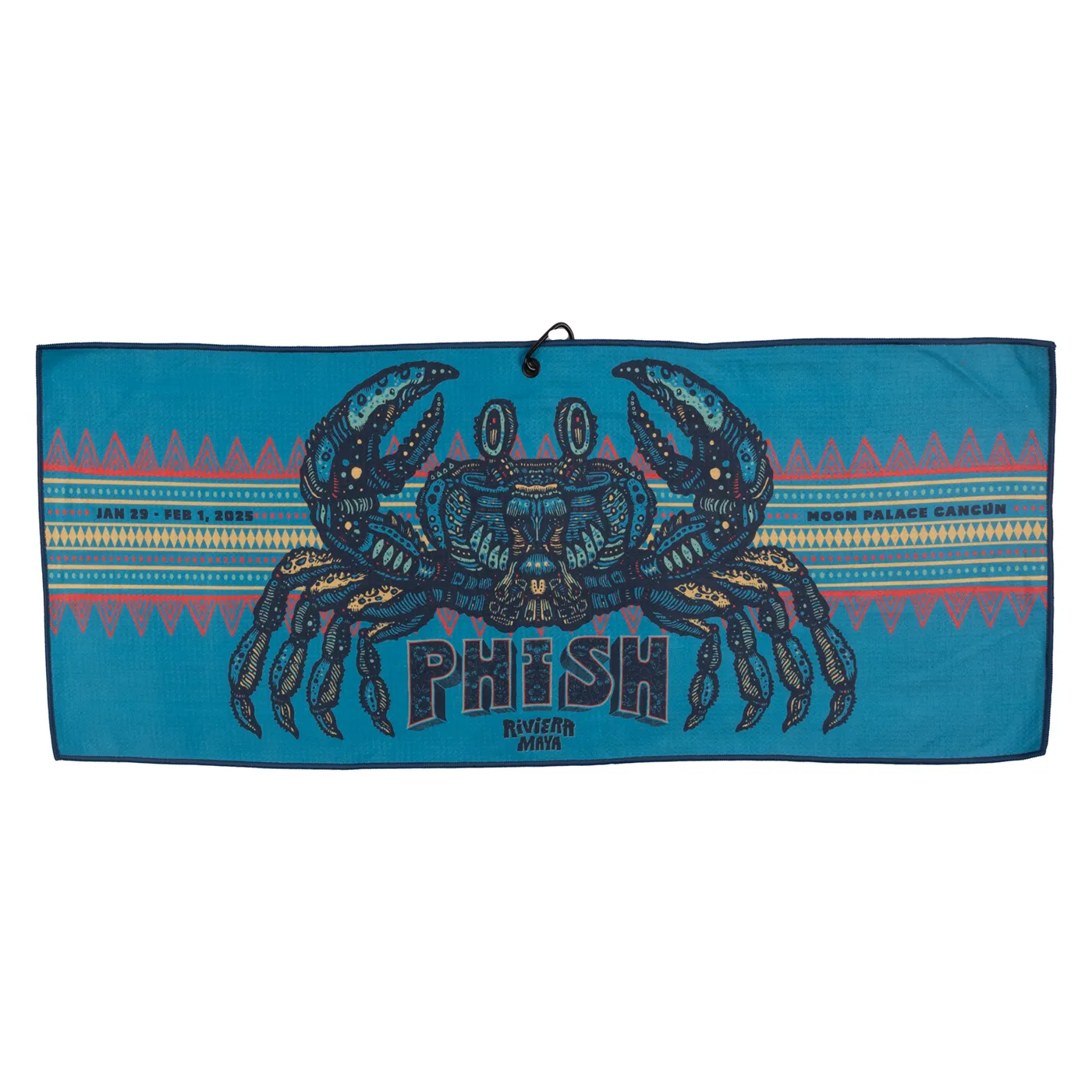 Phish Crab Riviera Maya Sports Towel w/ Grommet