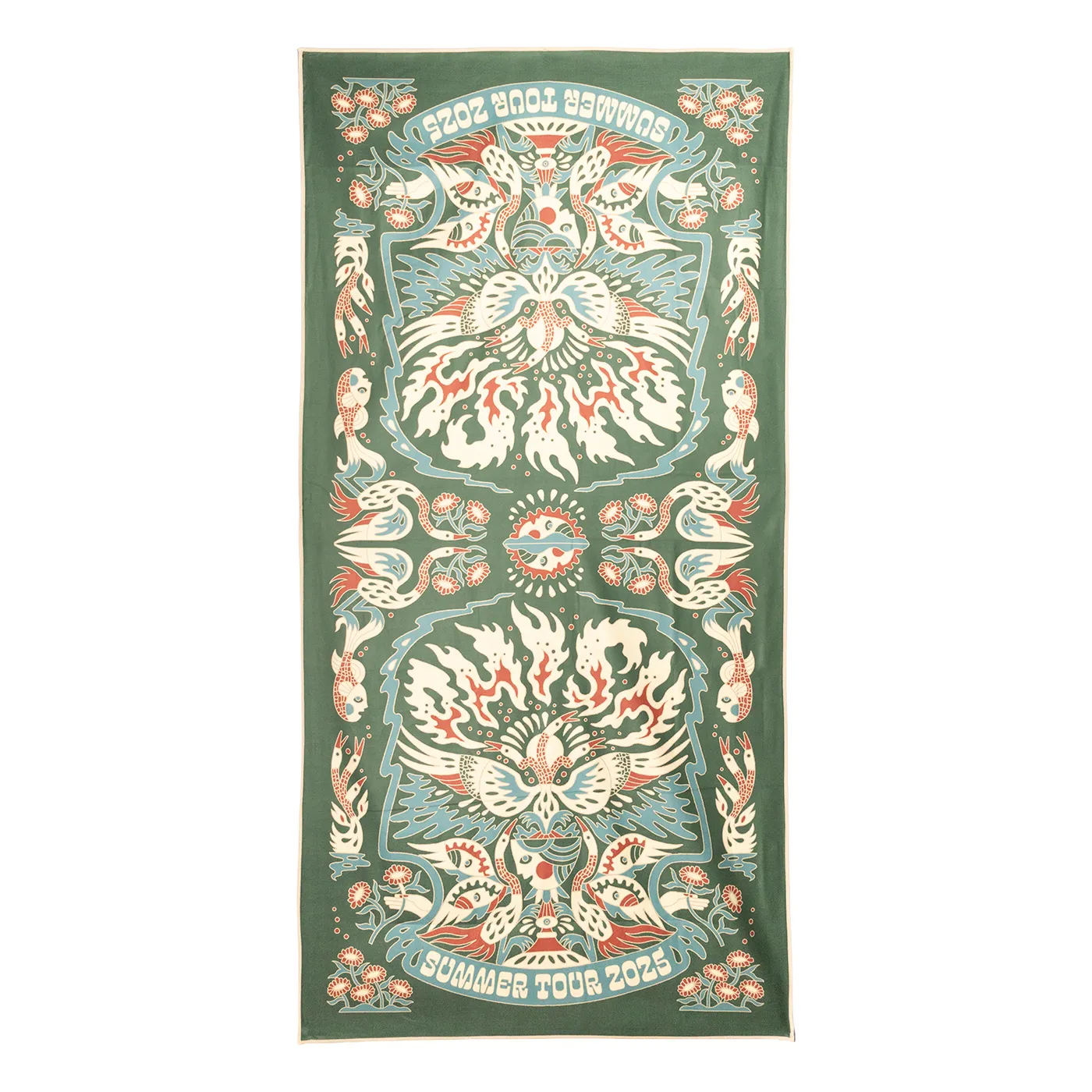 Phish Flaming Bird Head September Summer Tour Quick Dry Towel