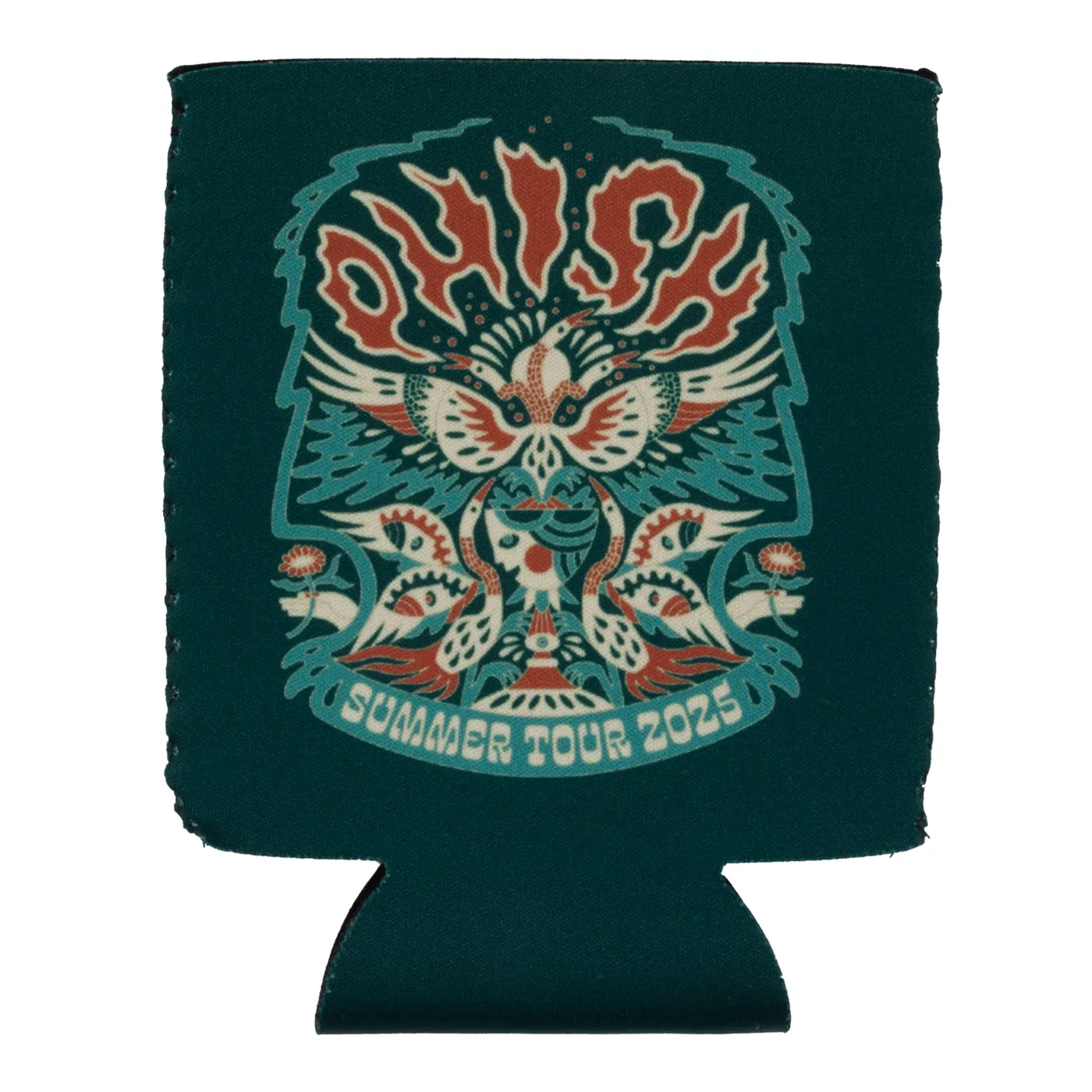 Phish Flaming Bird Head Summer Tour Can Cooler
