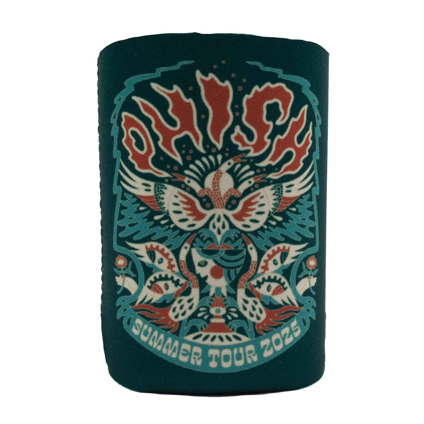 Phish Flaming Bird Head Summer Tour Can Cooler