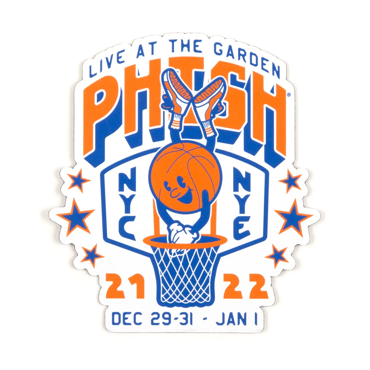 Phish Slam Dunk Die-cut Vinyl Magnet