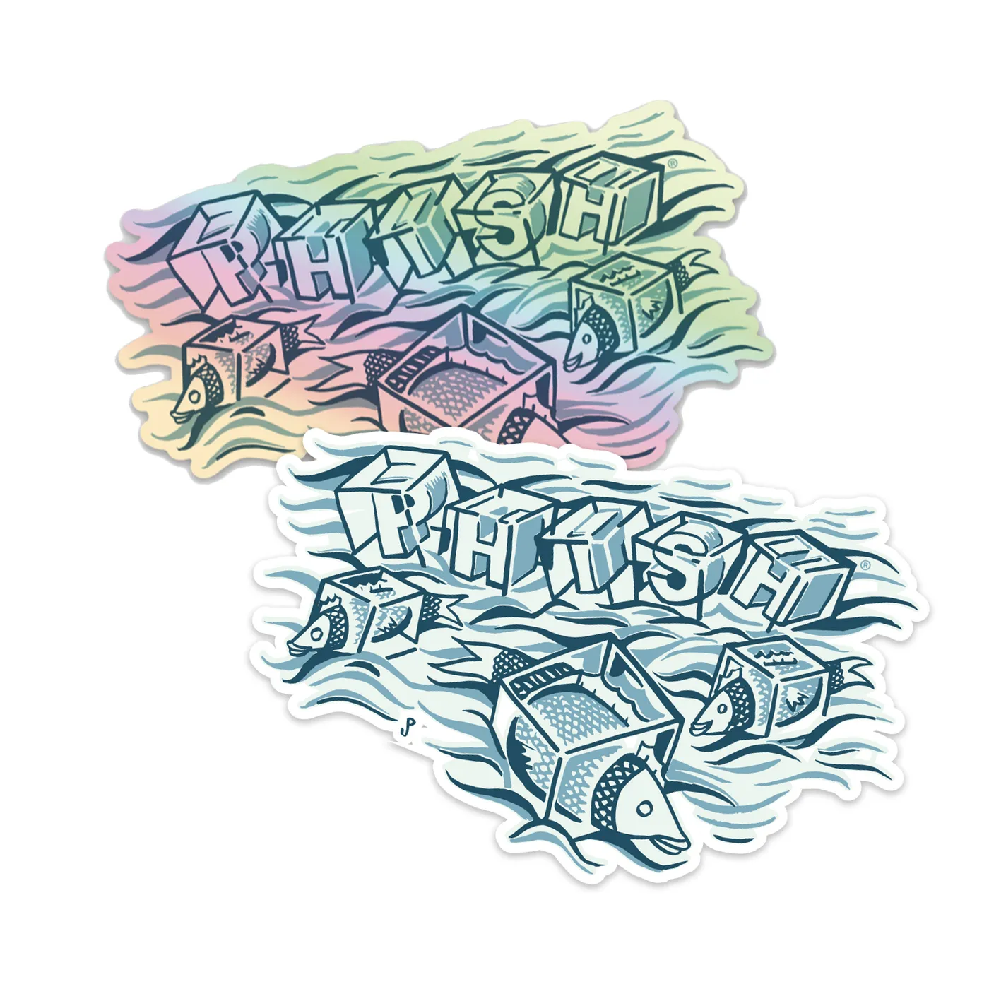 Phish Pollock Ice Fisherman Sticker