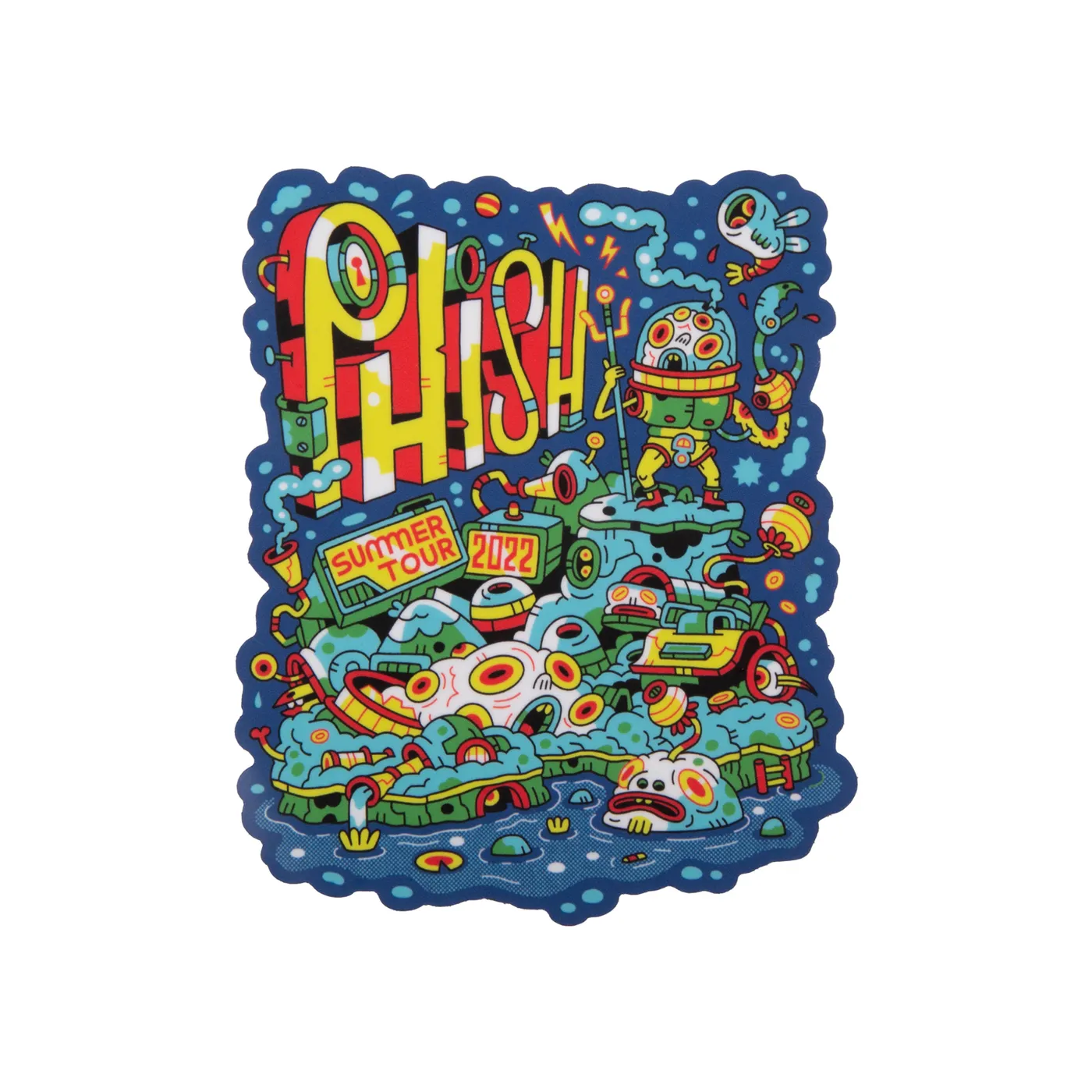Phish Brainy Summer Tour 2022 Sticker