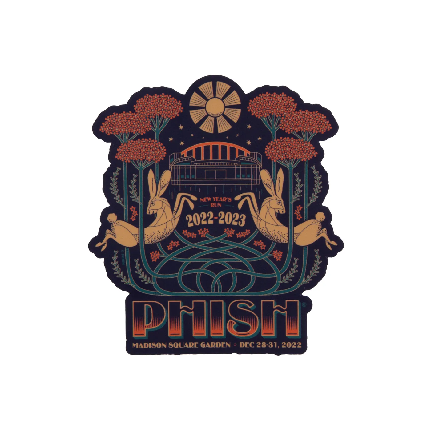 Phish Year Of The Rabbit NYE 22 Event Sticker