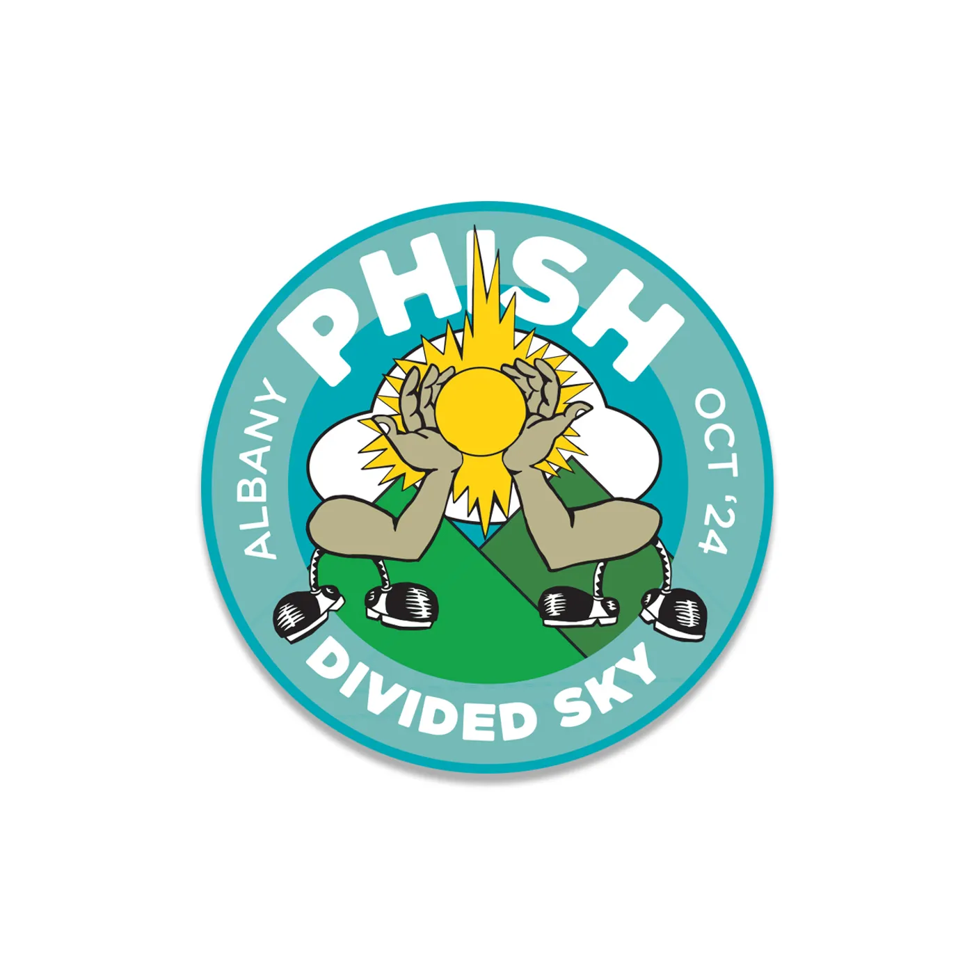 Phish Pollock Arm In Arm Event Sticker
