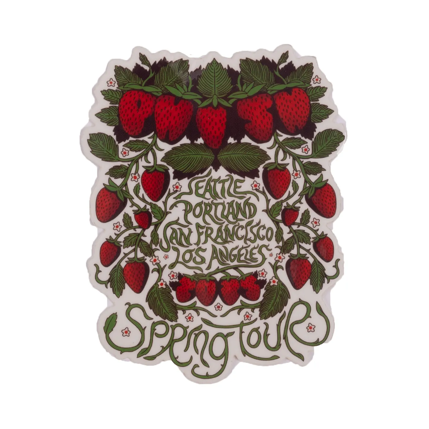 Phish Strawberry Jam 2025 Spring Tour  Tour Sticker