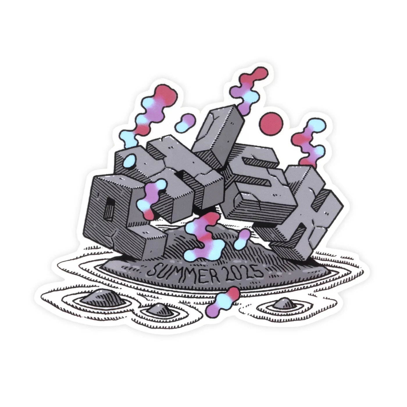 Phish Stoned Summer 2025 Sticker