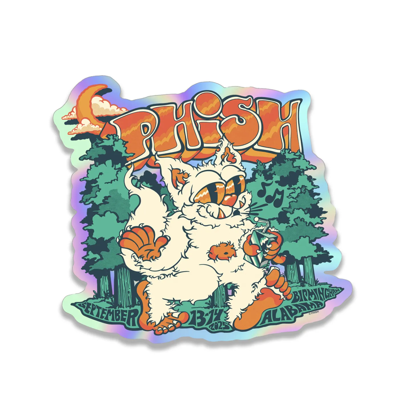Phish Birmingham Event Sticker