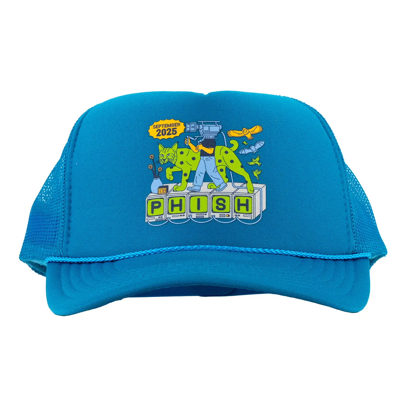 Phish Bobcat Broadcast September Tour Foam Trucker