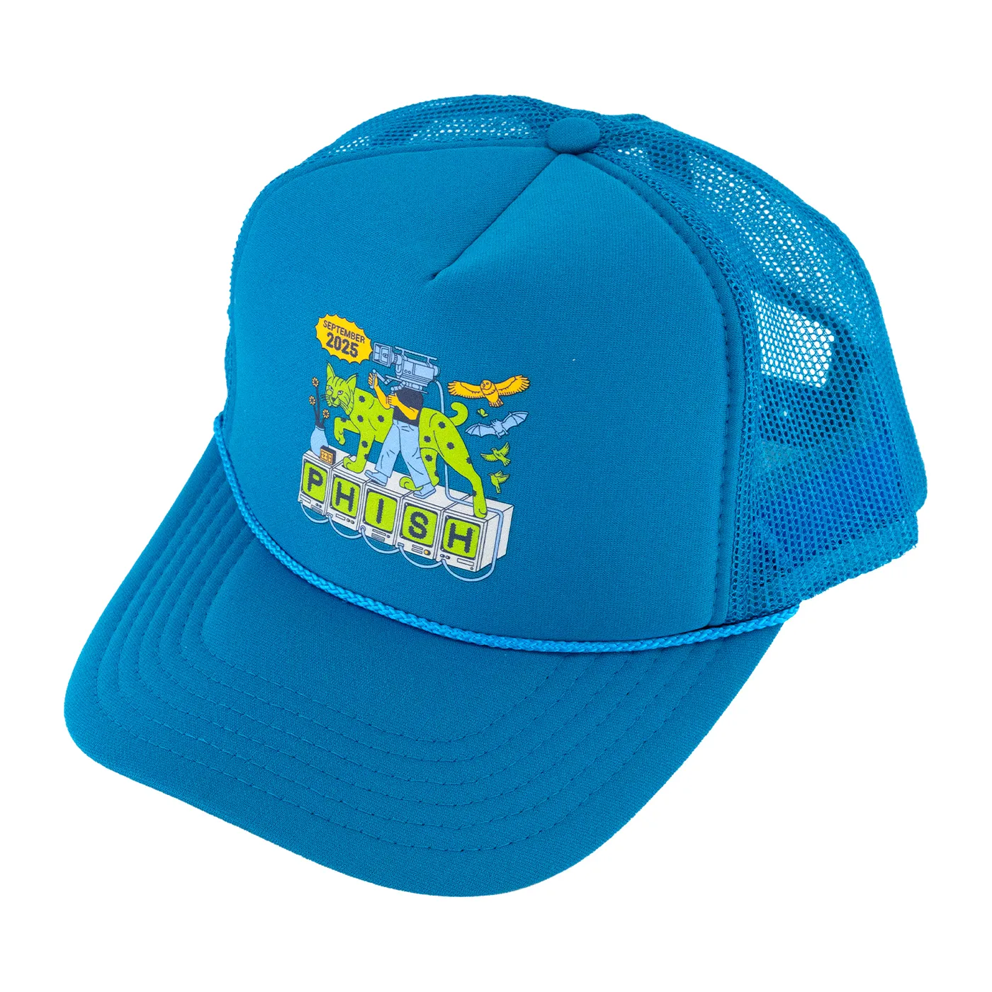 Phish Bobcat Broadcast September Tour Foam Trucker