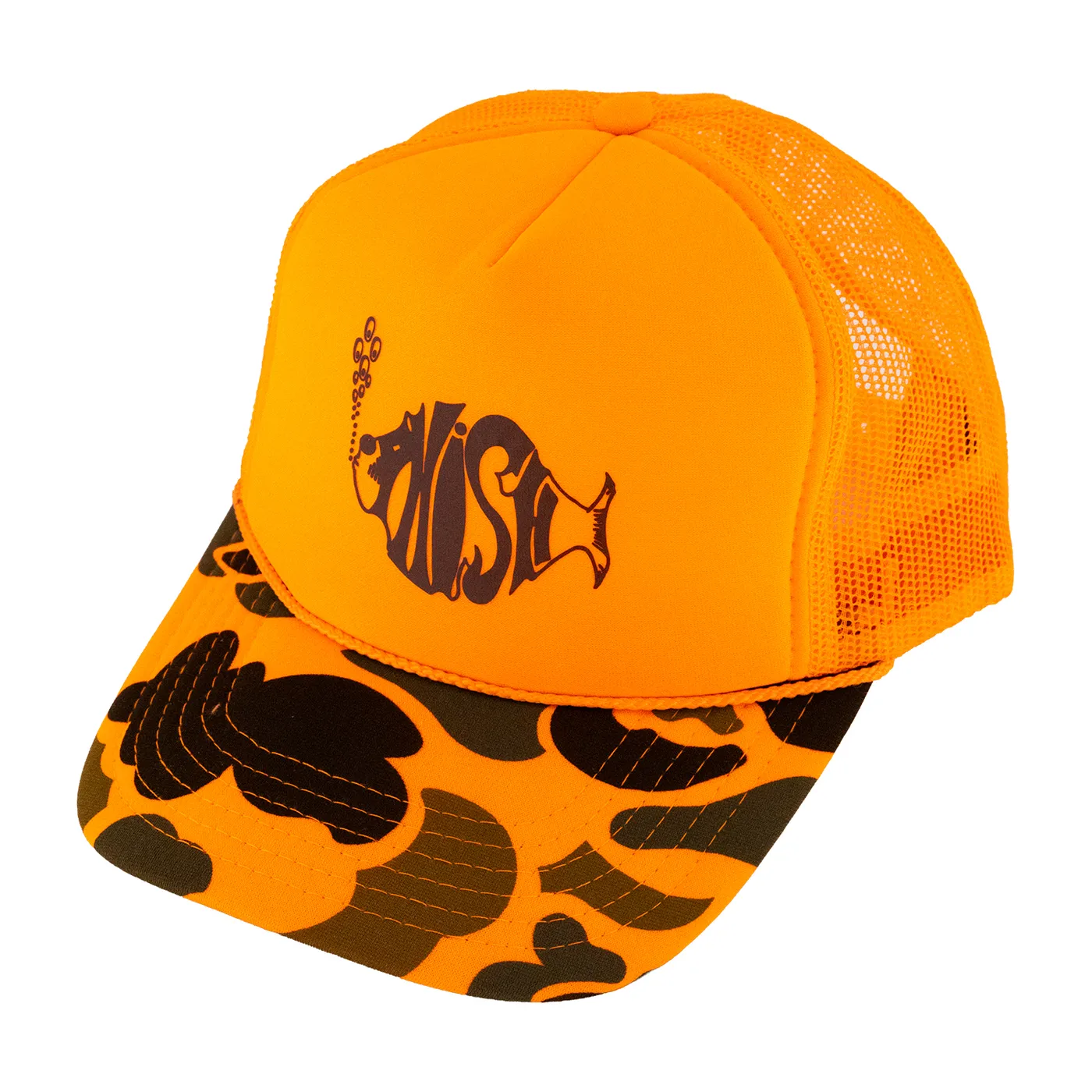 Phish Neon Camo Foam Trucker Mesh Hat