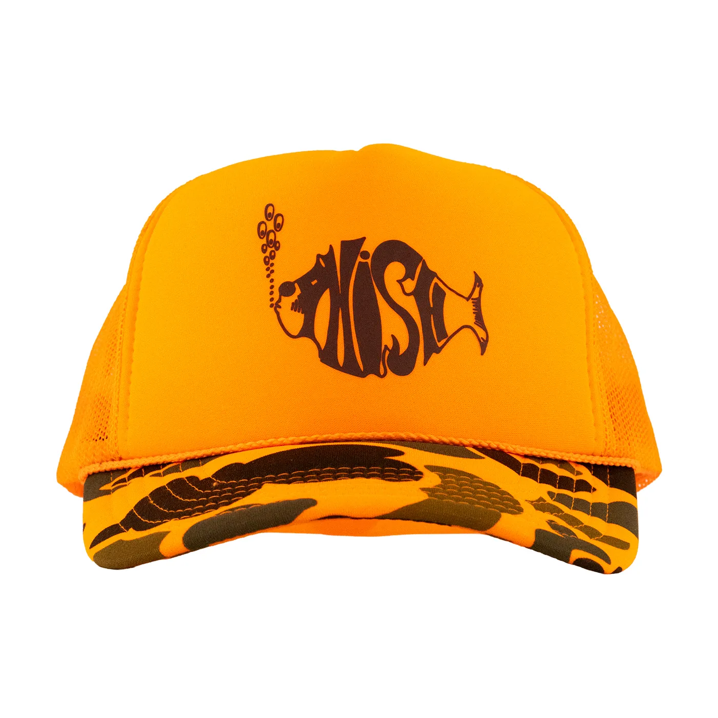 Phish Neon Camo Foam Trucker Mesh Hat