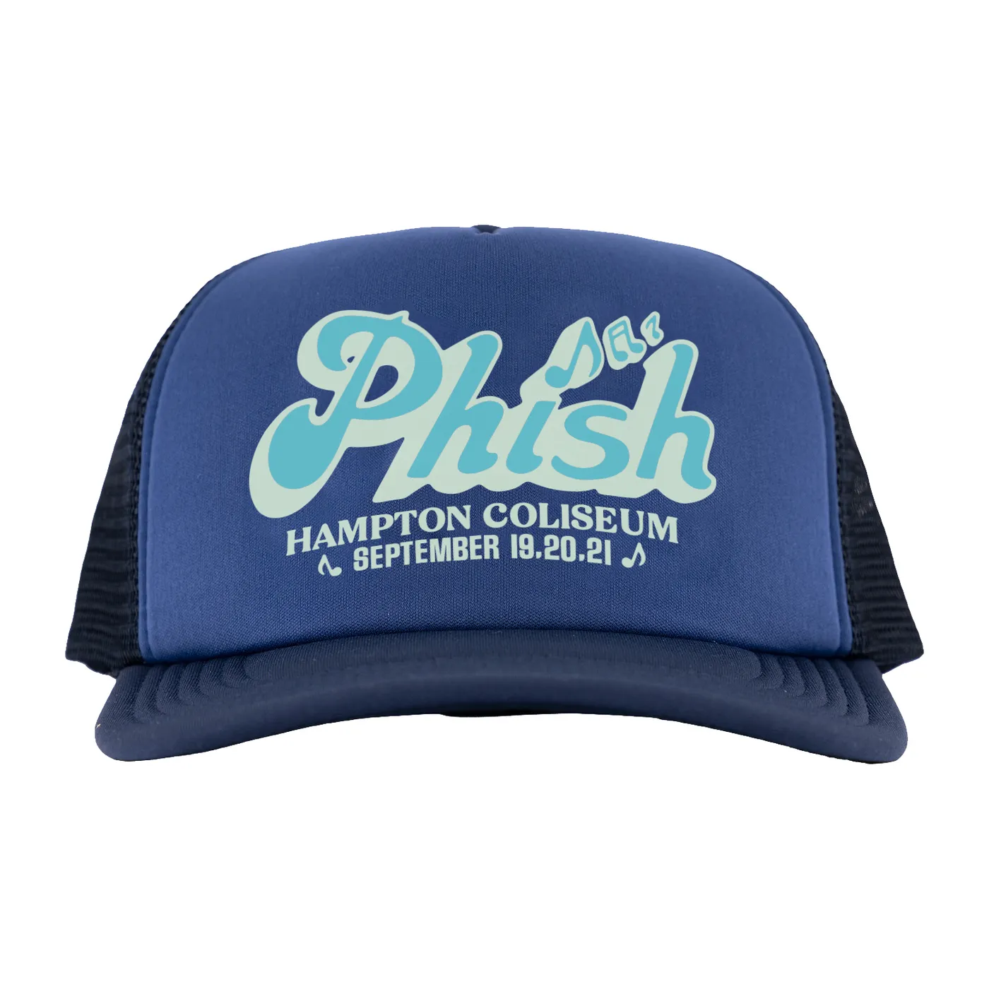 Phish Hampton Colliseum September 2025 Event Trucker Mesh Hat