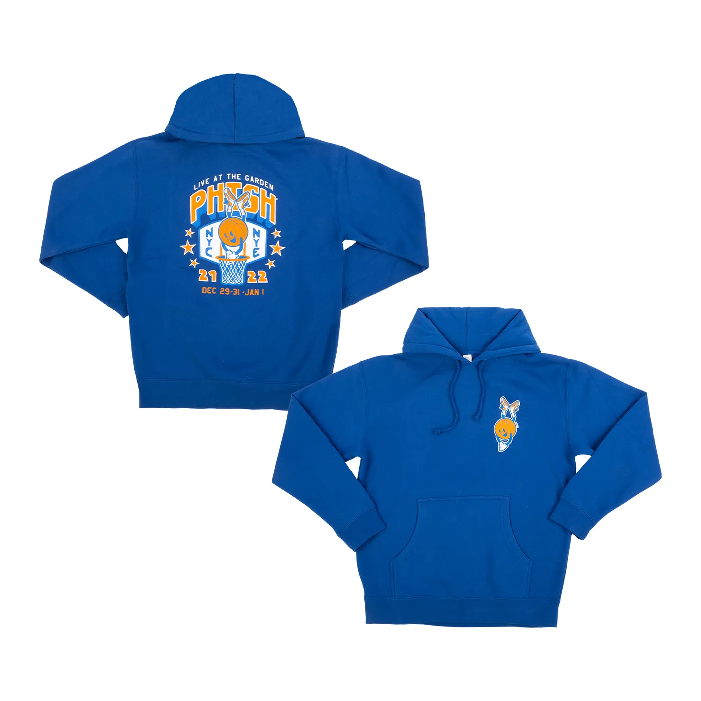 Phish Slam Dunk Pullover Hoodie on Royal Blue