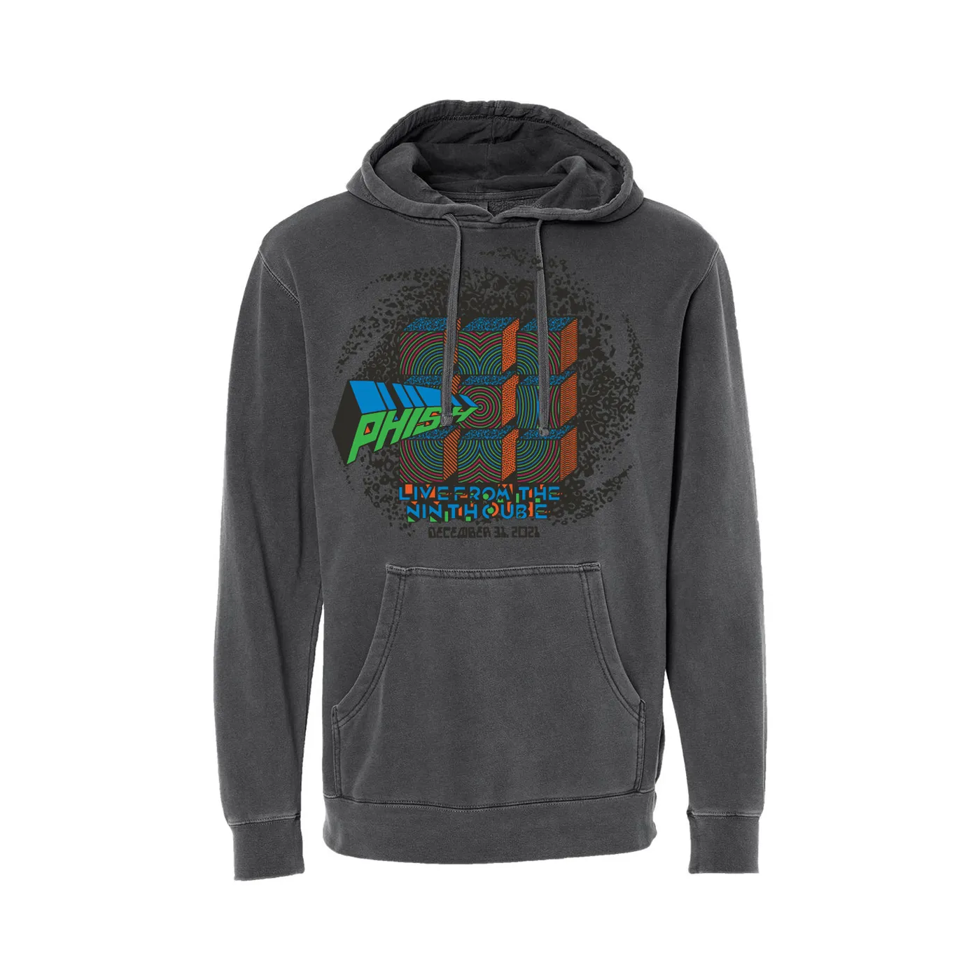 Phish Ninth Cube New Year’s Eve Pullover Hoodie on Pigment Black
