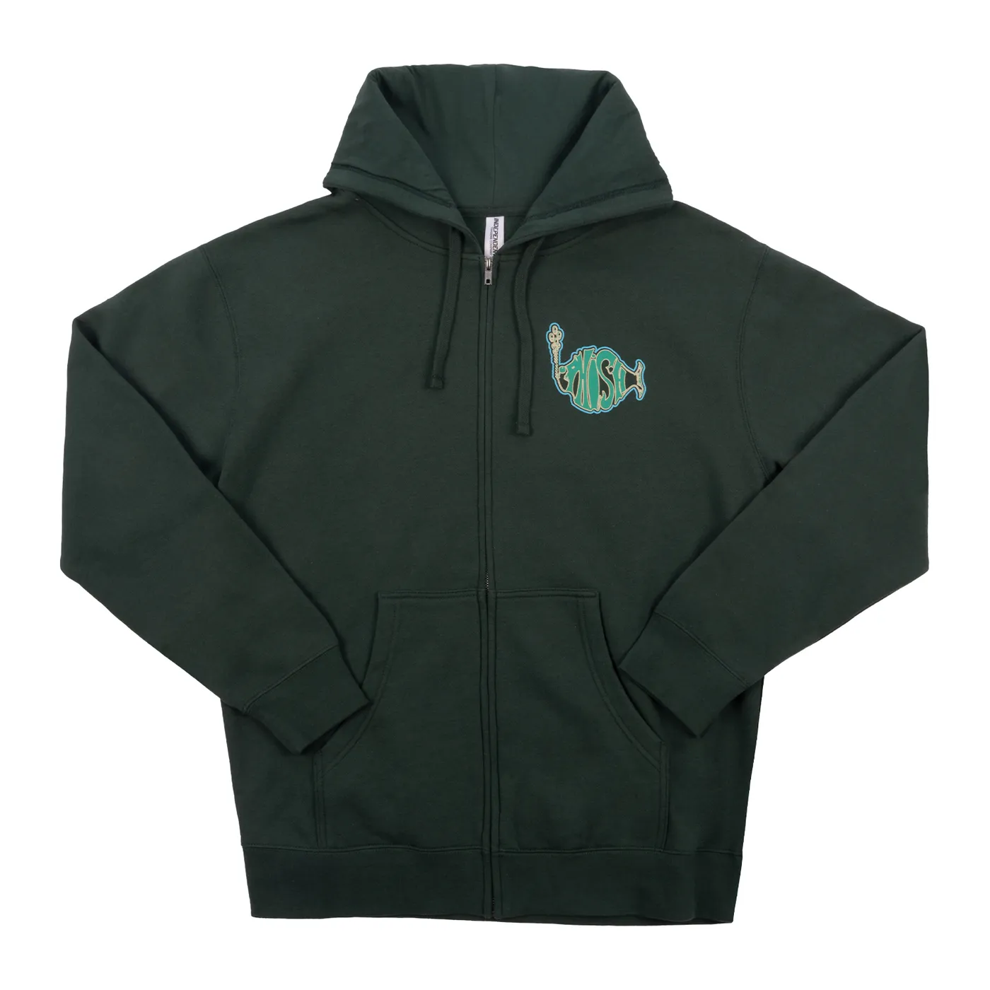 Phish Coati Asteroid Discovery Zip-Up Hoodie on Alpine Green
