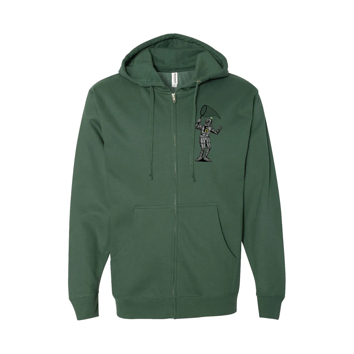 Phish Pollock Robot Butterflies Summer Tour 2025 Zip-Up Hoodie