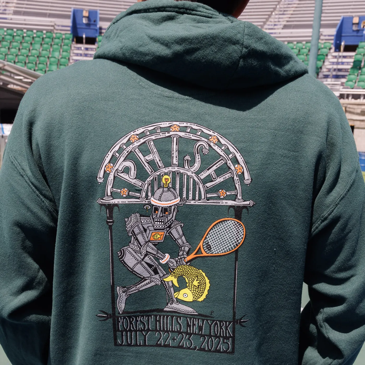 Phish Forest Hills Pollock Summer Tour 2025 Pullover Hoodie