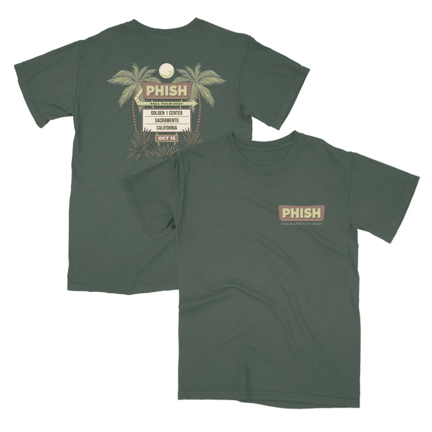 Phish Sacramento 2021 Event T-shirt
