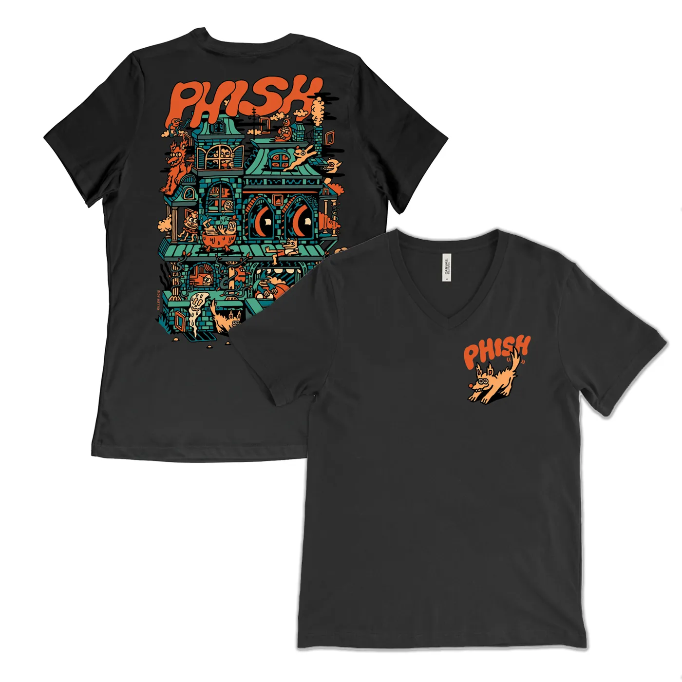 Phish Women’s Halloween At Home 2020 Killer Acid V-Neck