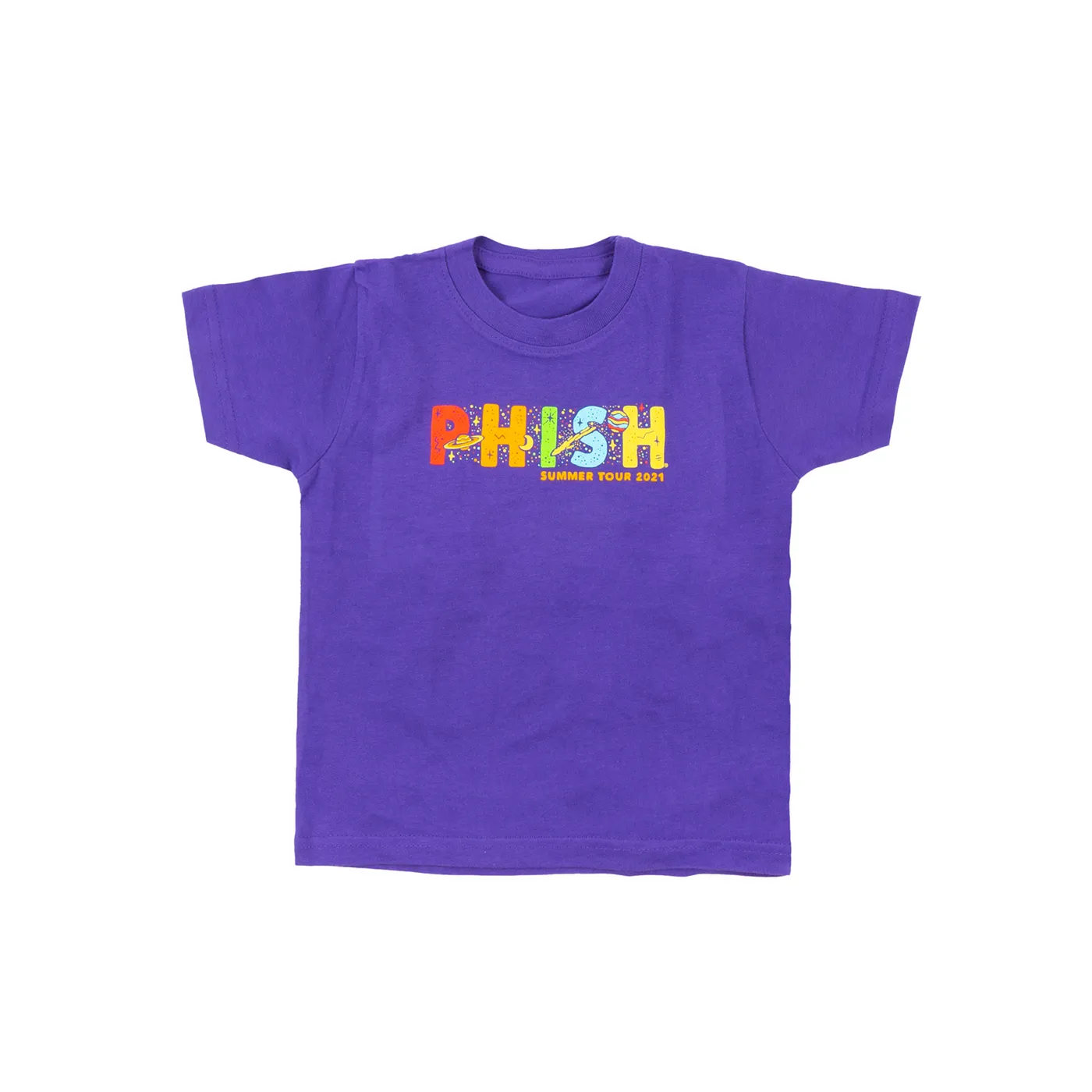 Phish Cosmic Summer 2021 Kid's Tee on Purple