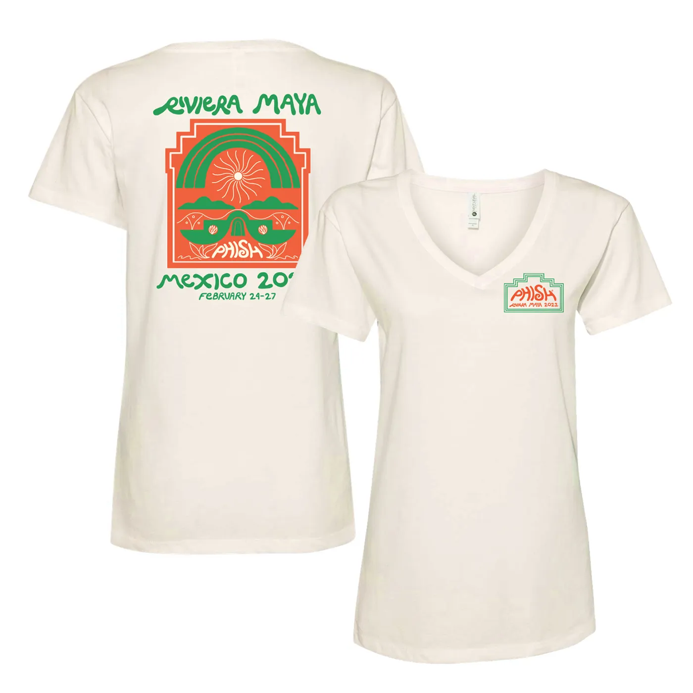 Phish Women's Mayan V-Neck on Natural