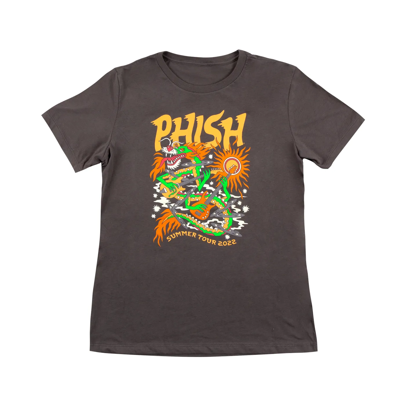 Phish Women's Dragon Soot Summer Tour 2022 Tee