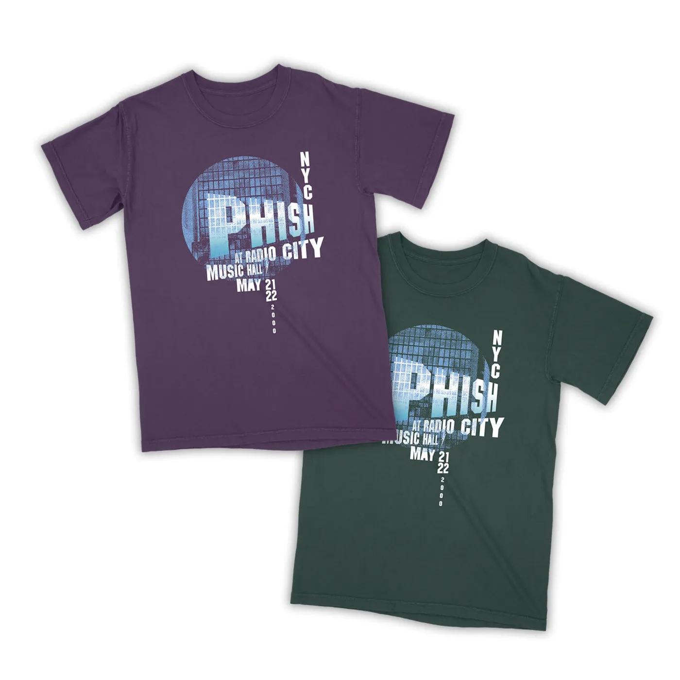 Phish Radio City 2000 Disco Ball Heavyweight Tee