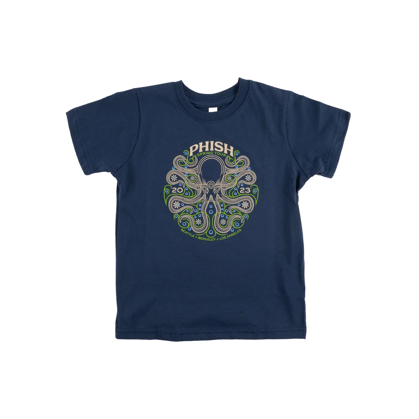 Phish Kid's Octopus Spring Tour on Denim Blue