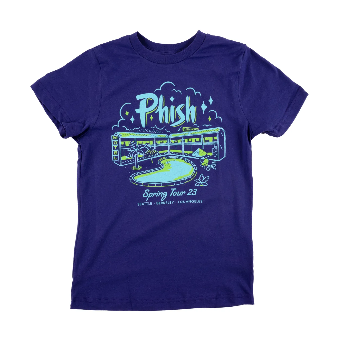 Phish Youth Roadside Motel Spring Tee - Grape Purple