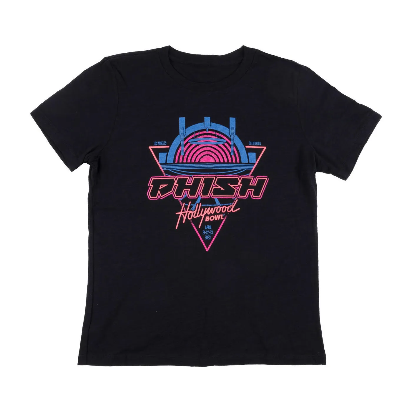 Phish Women's Hollywood Bowl 2023 Event Tee on Washed Black
