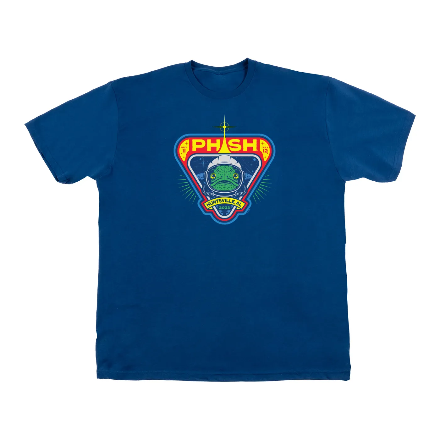 Phish Huntsville 2023 Event Tee on Cool Blue