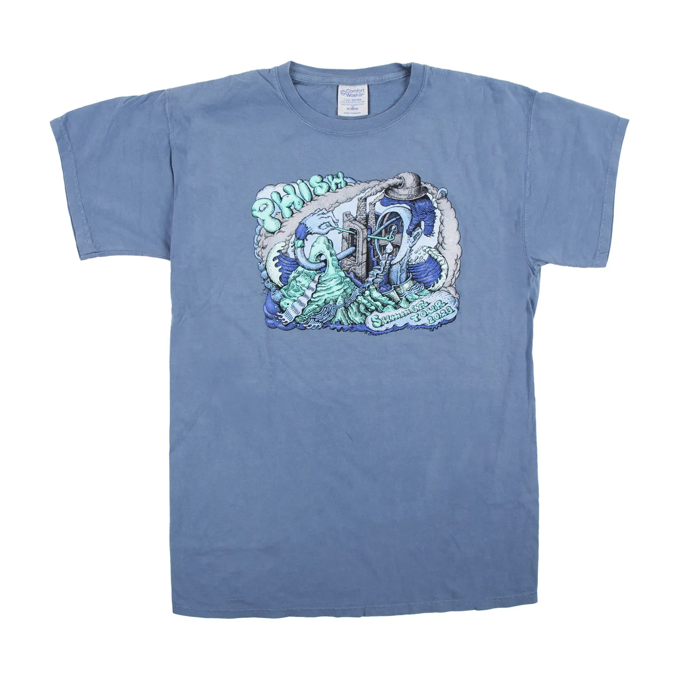 Phish Welker Free Motion Summer Tour 2023 Tee on Saltwater