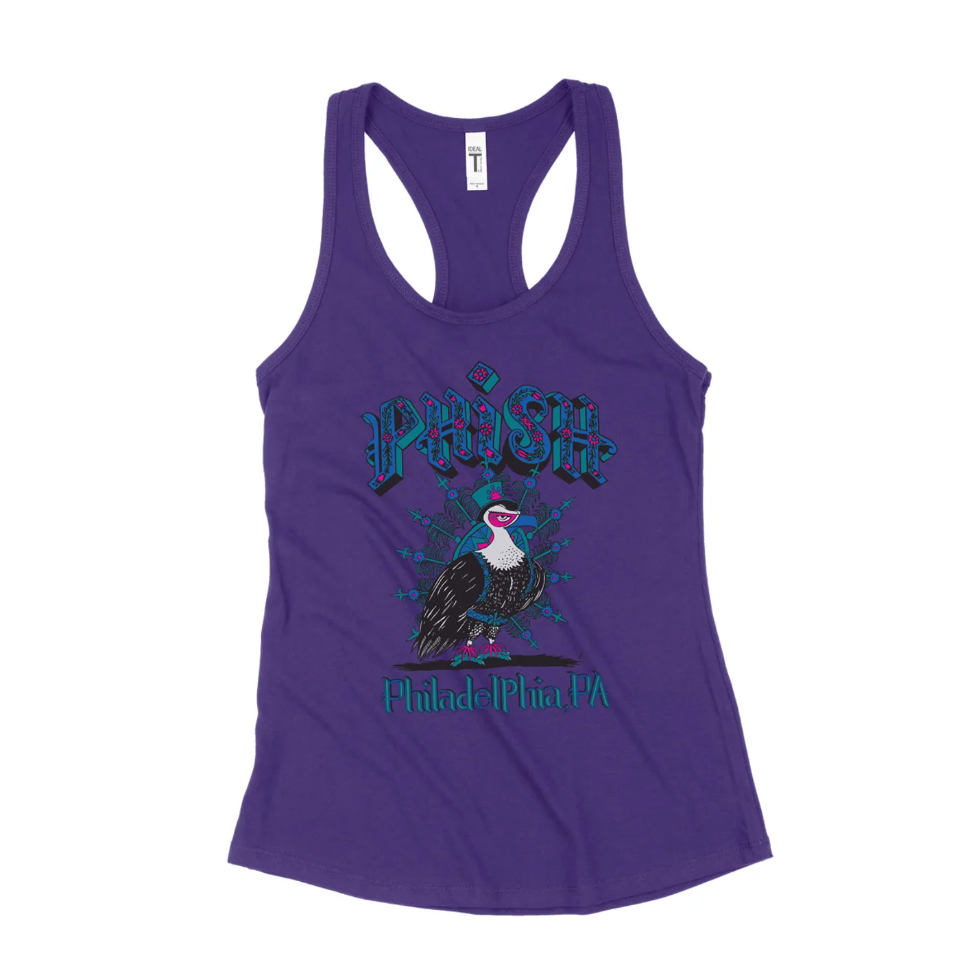 Phish Women's Philadelphia 2023 Event Tank on Purple