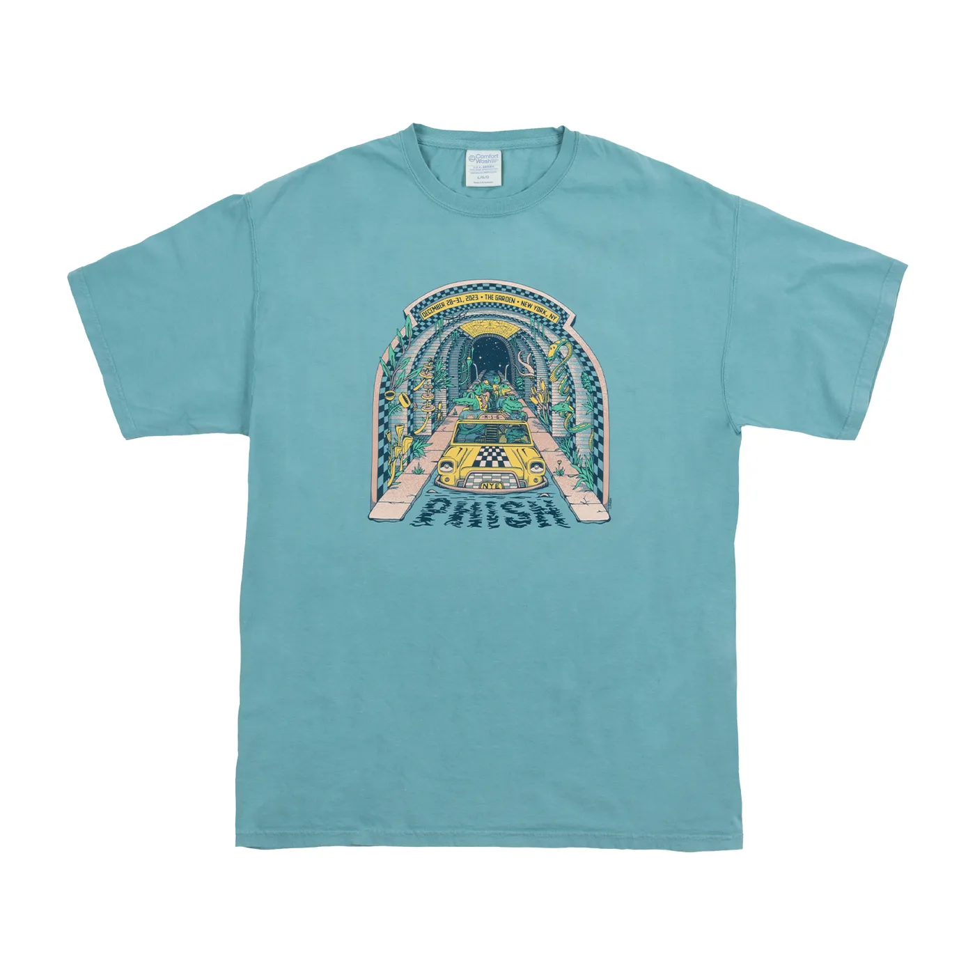 Phish Going Underground NYE Run Tee on Spanish Moss