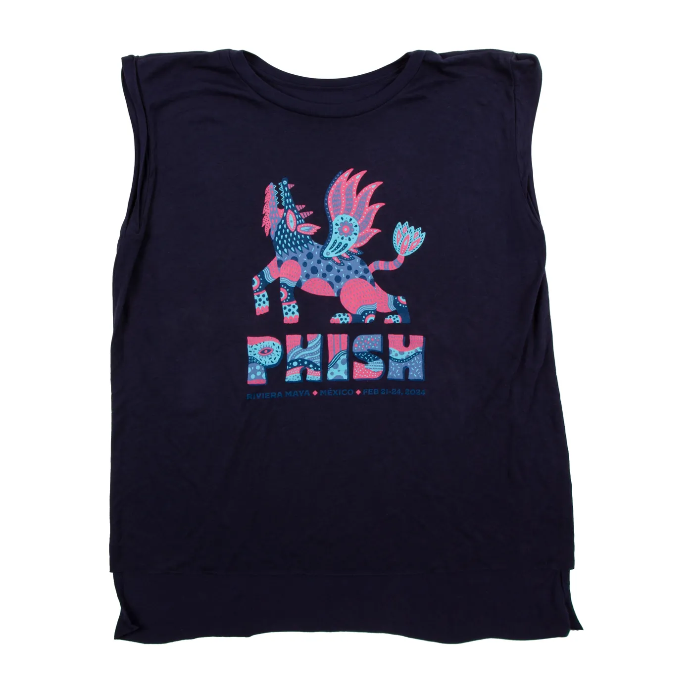 Phish Women's Alibreje Flight Muscle Tee on Midnight