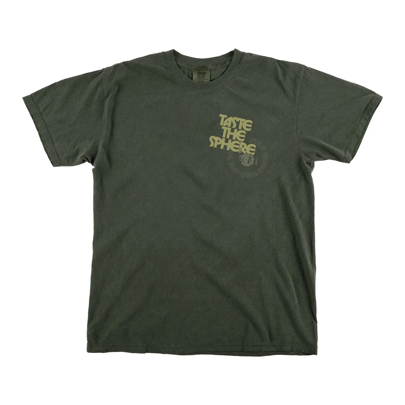 Phish Taste The Sphere Heavy Tee on Green