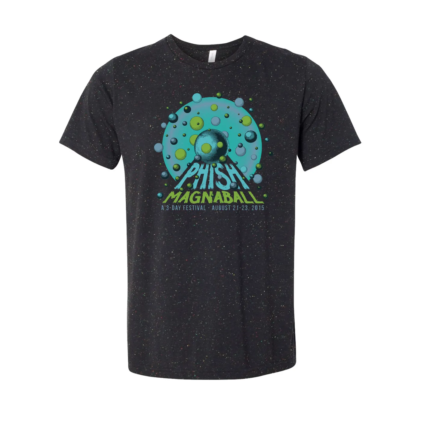 Phish Magnaball The Rounds Speckle Tee on Black