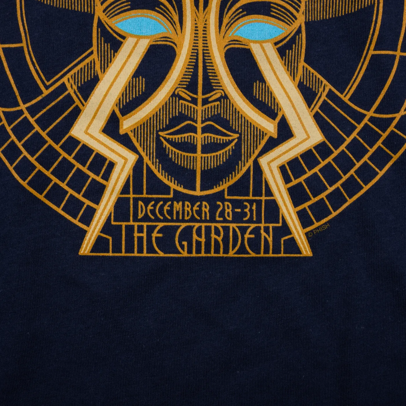 Phish Women's Thunder Bolt Tee on Navy