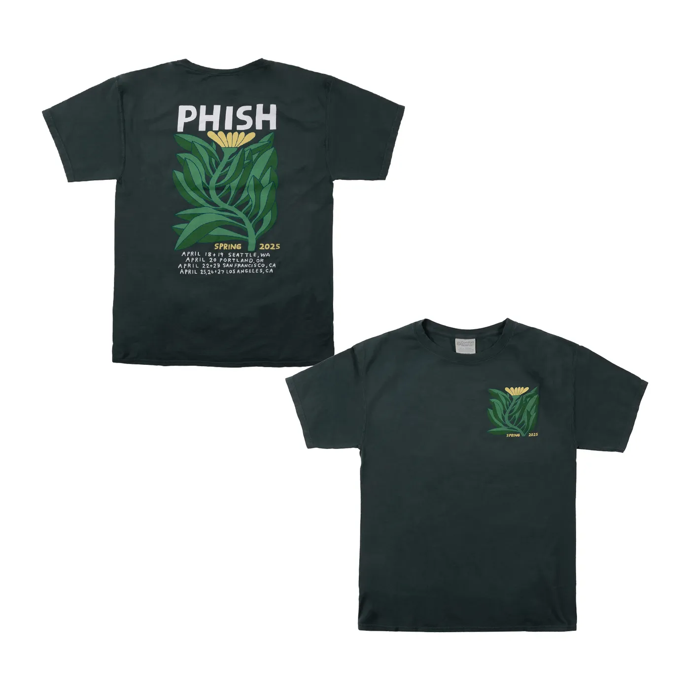 Phish Spring Tour 2025 Plant Life T-shirt