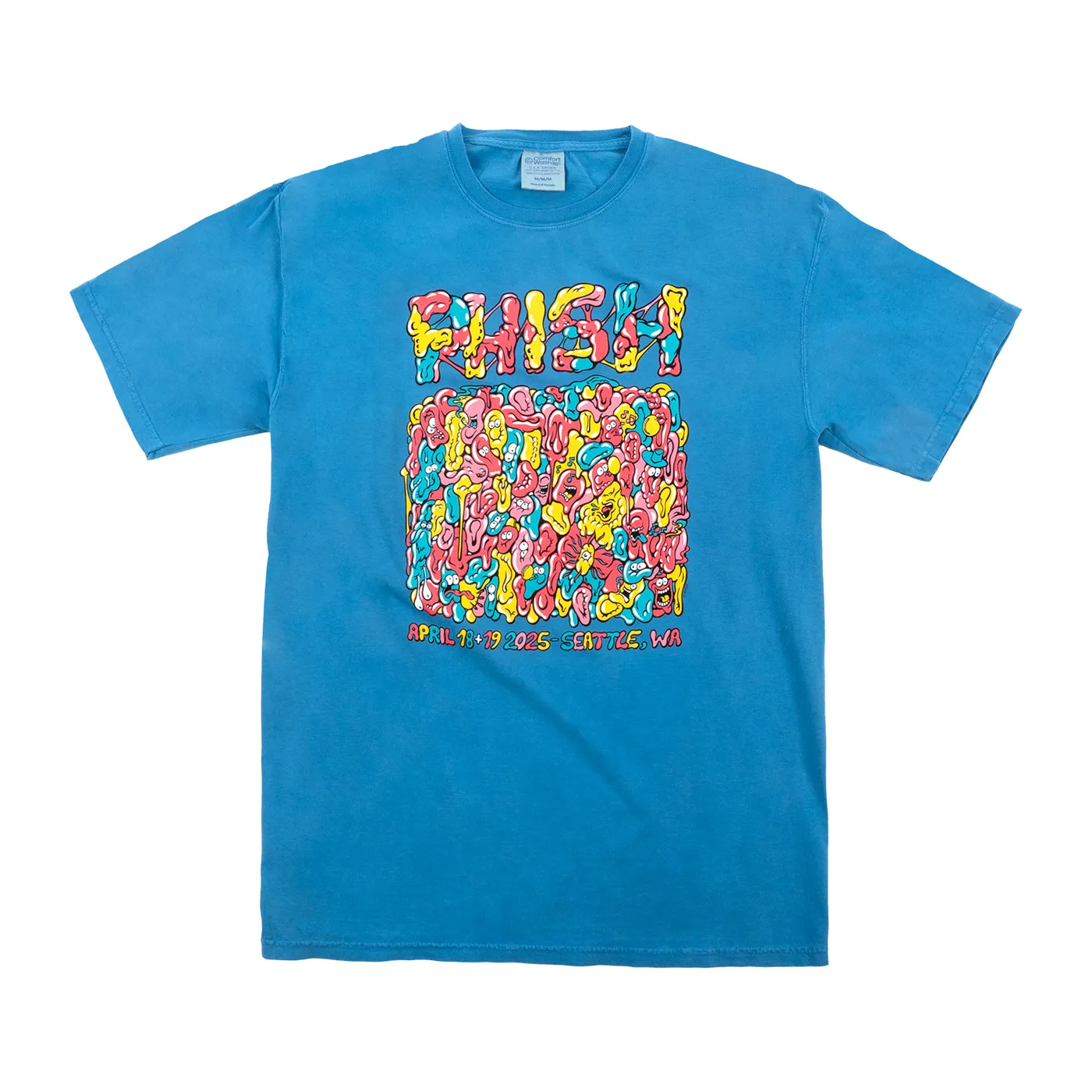 Phish Seattle Gum Wall Spring Tour 2025 Tee