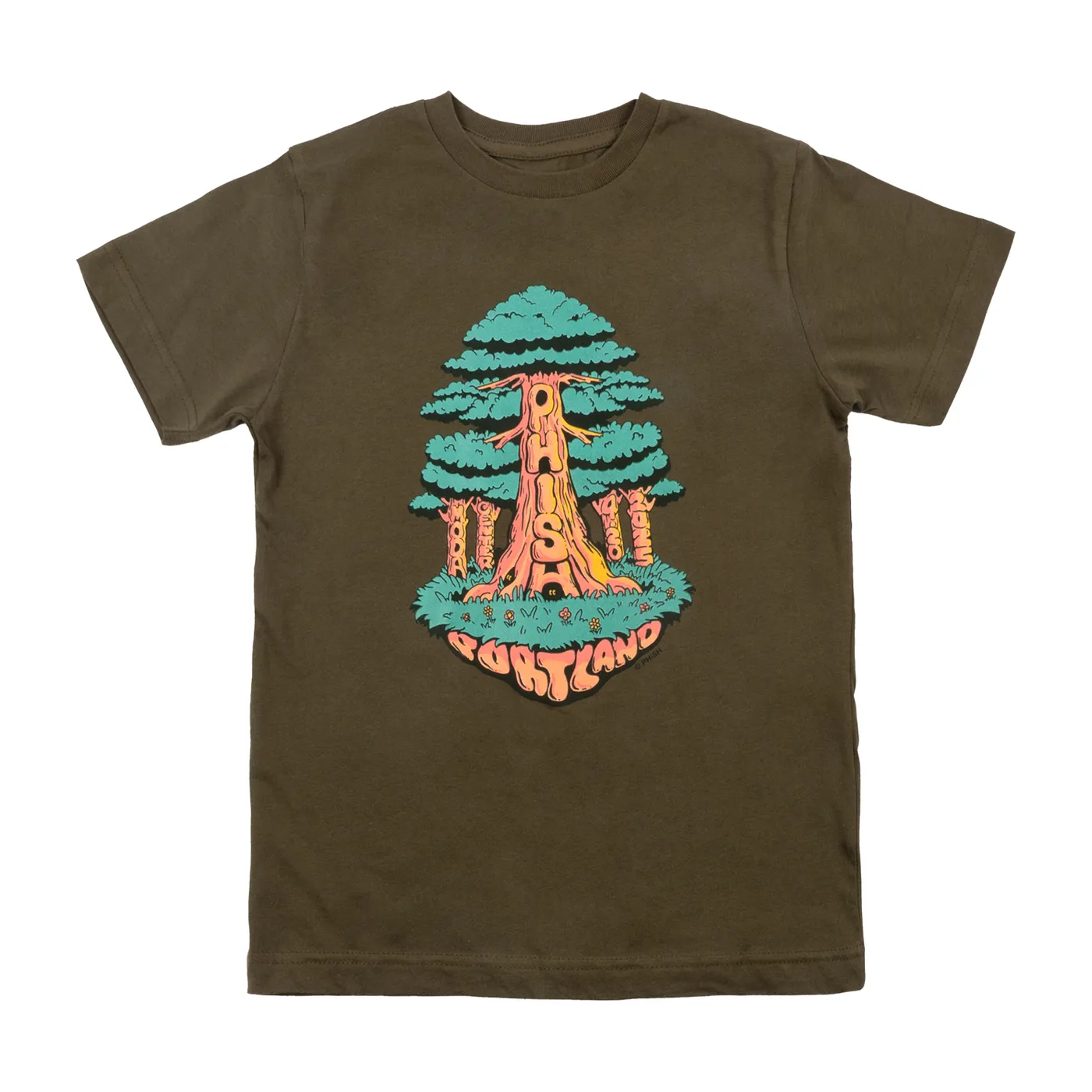 Phish Youth Portland Big Tree Spring Tour Tee