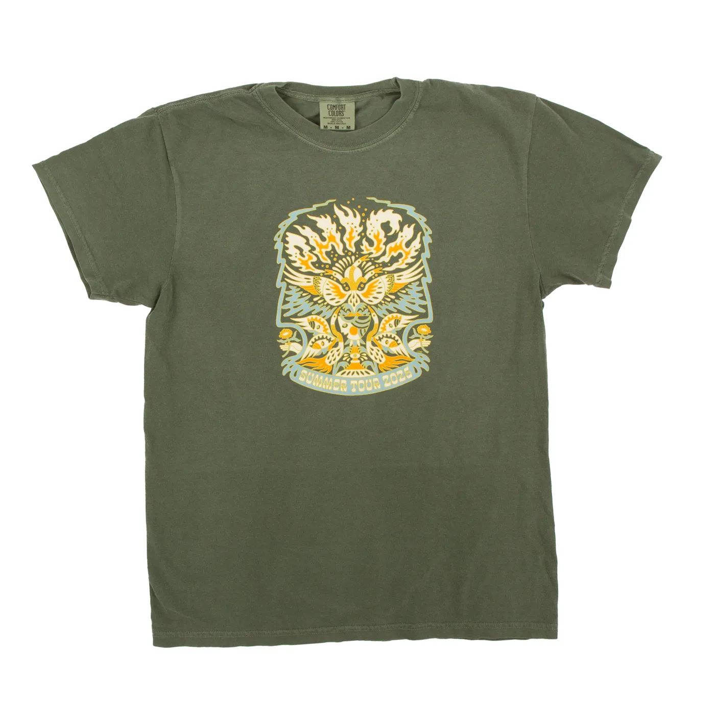 Phish Flaming Bird Head Summer Tour 2025 Tee