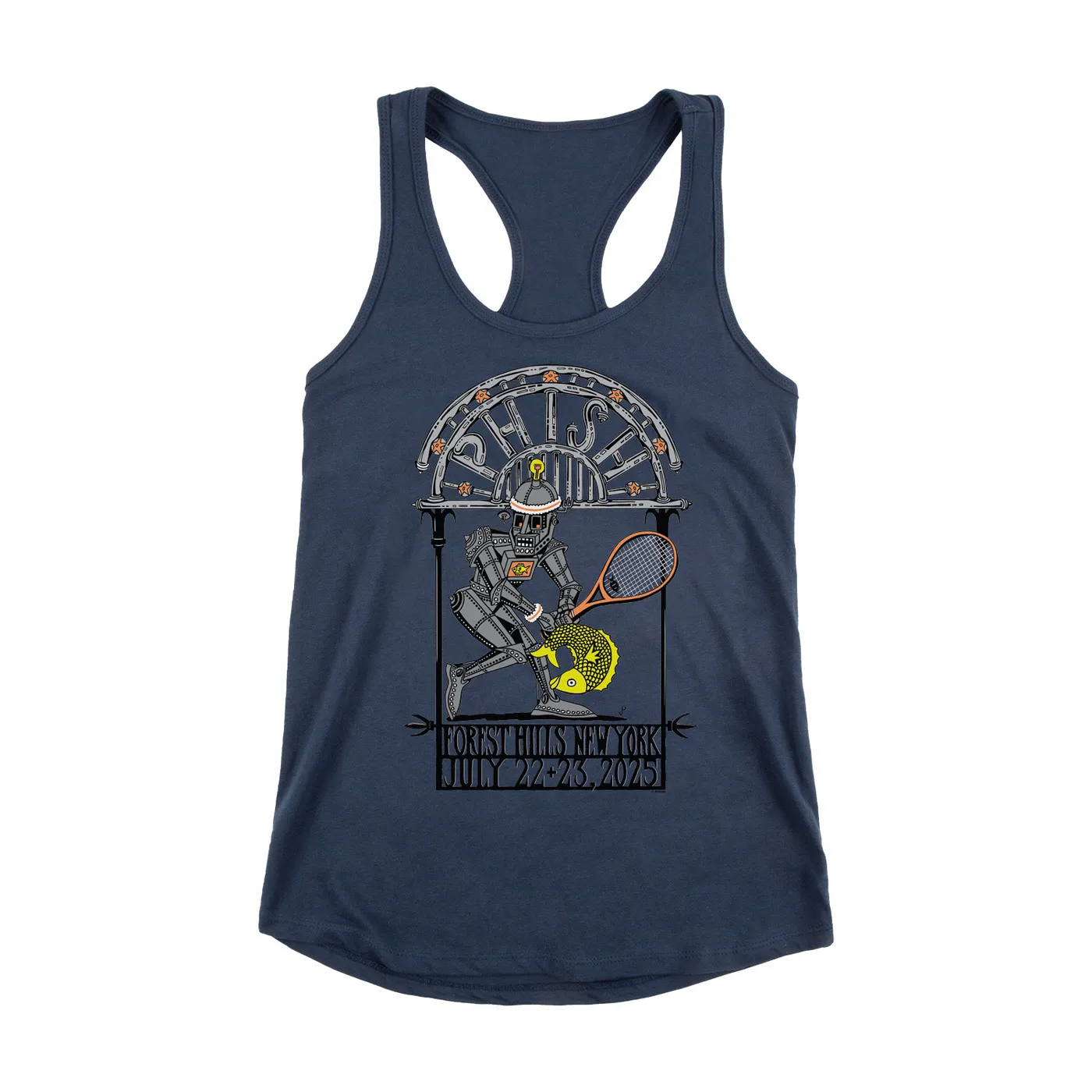 Phish Womens Forest Hills Pollock Summer Tour 2025 Tank Top
